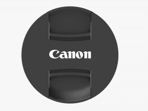 Canon Camera Lens Cover 3D Model