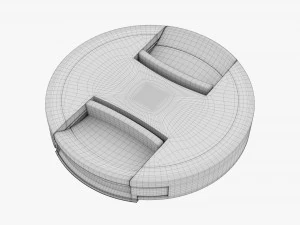 Canon Camera Lens Cover 3D Model
