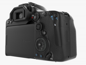 Canon Eos 90d Dslr Camera 50mm F18 Stm Lens 01 Modello 3D