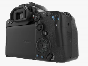 Canon Eos 90d Dslr Camera 50mm F18 Stm Lens 01 3D Model