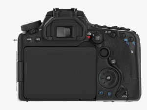 Canon Eos 90d Dslr Camera 50mm F18 Stm Lens 01 3D Model
