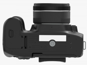 Canon Eos 90d Dslr Camera 50mm F18 Stm Lens 01 Modello 3D