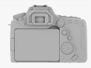 Canon Eos 90d Dslr Camera 50mm F18 Stm Lens 01 Modello 3D