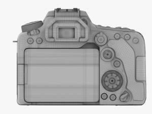 Canon Eos 90d Dslr Camera 50mm F18 Stm Lens 01 Modello 3D