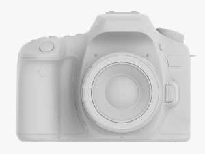 Canon Eos 90d Dslr Camera 50mm F18 Stm Lens 01 3D Model