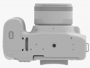 Canon Eos 90d Dslr Camera 50mm F18 Stm Lens 01 3D Model