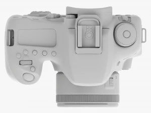 Canon Eos 90d Dslr Camera 50mm F18 Stm Lens 01 3D Model