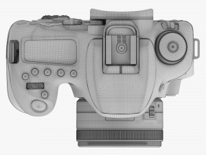Canon Eos 90d Dslr Camera 50mm F18 Stm Lens 01 Modello 3D