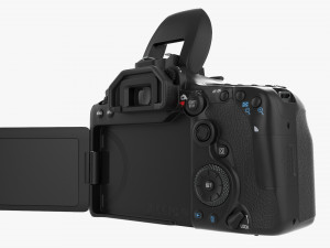 Canon Eos 90d Dslr Camera 50mm F18 Stm Lens 02 Model 3D