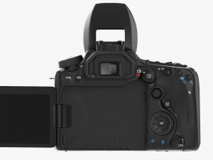 Canon Eos 90d Dslr Camera 50mm F18 Stm Lens 02 Model 3D