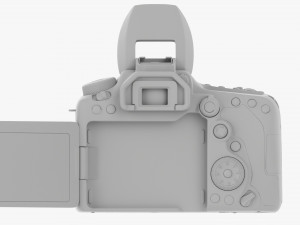 Canon Eos 90d Dslr Camera 50mm F18 Stm Lens 02 Model 3D