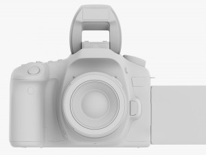 Canon Eos 90d Dslr Camera 50mm F18 Stm Lens 02 Model 3D