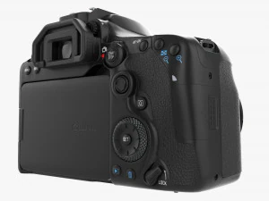 Camara Canon Eos 90d Dslr Ef 24-70mm F28l Ii Lente Usm 01 Modelo 3D