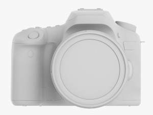 Canon Eos 90d Dslr Camera Ef 24-70mm F28l Ii Usm Lens 01 3D Model