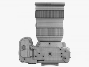 Camara Canon Eos 90d Dslr Ef 24-70mm F28l Ii Lente Usm 01 Modelo 3D