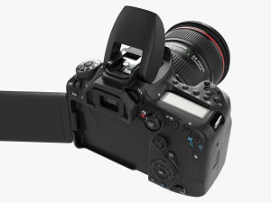 Canon Eos 90d Dslr Camera Ef 24-70mm F28l Ii Usm Lens 02 3D Модель