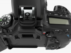 Canon Eos 90d Dslr Camera Ef 24-70mm F28l Ii Usm Lens 02 3D Модель