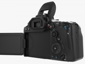 Canon Eos 90d Dslr Camera Ef 24-70mm F28l Ii Usm Lens 02 3D Модель