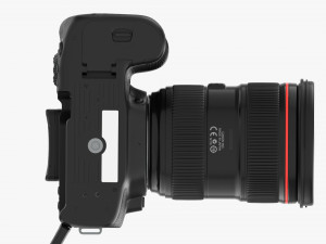 Canon Eos 90d Dslr Camera Ef 24-70mm F28l Ii Usm Lens 02 3D Модель