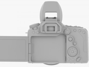 Canon Eos 90d Dslr Camera Ef 24-70mm F28l Ii Usm Lens 02 3D Модель