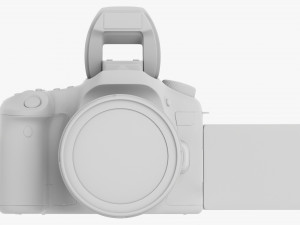Canon Eos 90d Dslr Camera Ef 24-70mm F28l Ii Usm Lens 02 3D Модель