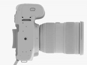 Canon Eos 90d Dslr Camera Ef 24-70mm F28l Ii Usm Lens 02 3D Модель