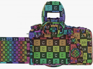 Canon Eos 90d Dslr Camera Ef 24-70mm F28l Ii Usm Lens 02 3D Модель