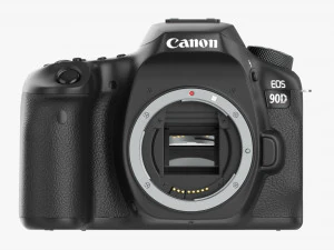 Canon Eos 90d Dslr Camera Ef 24-70mm F28l Ii Usm Lens 03 3D Model