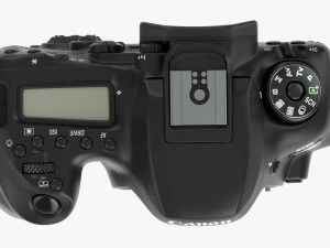 Canon Eos 90d Dslr Camera Ef 24-70mm F28l Ii Usm Lens 03 3D Model