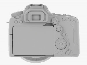 Canon Eos 90d Dslr Camera Ef 24-70mm F28l Ii Usm Lens 03 3D Model