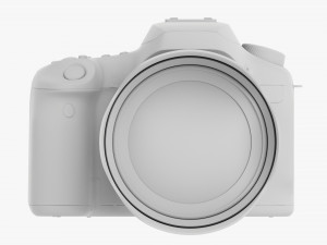 Canon Eos 90d Dslr Camera Ef 24-70mm F28l Ii Usm Lens 03 3D Model