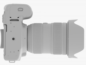 Canon Eos 90d Dslr Camera Ef 24-70mm F28l Ii Usm Lens 03 3D Model