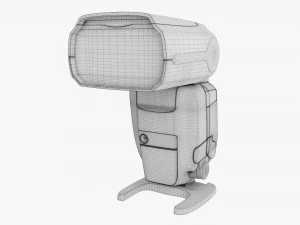 Canon Speedlite 600ex-Rt Camera Flash Wireless 3D Model