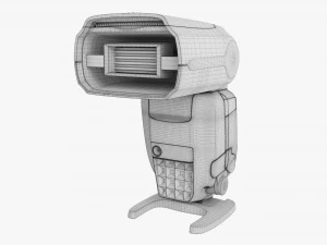 Canon Speedlite 600ex-Rt Camera Flash Wireless 3D Model
