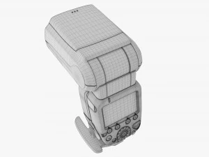 Canon Speedlite 600ex-Rt Camera Flash Wireless 3D Model