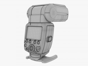Canon Speedlite 600ex-Rt Camera Flash Wireless Modello 3D