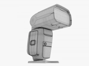 Canon Speedlite 600ex-Rt Camera Flash Wireless 3D Model