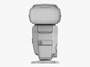 Canon Speedlite 600ex-Rt Camera Flash Wireless 3D Model