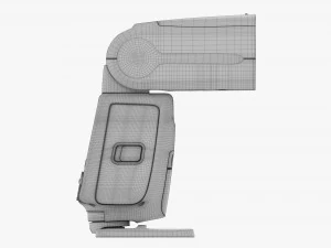 Canon Speedlite 600ex-Rt Camera Flash Wireless 3D Model