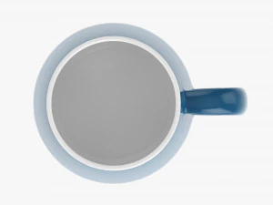 Coffee Mug With Handle 11 3D Model