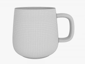 Coffee Mug With Handle 11 3D Model