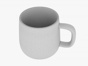 Coffee Mug With Handle 11 3D Model