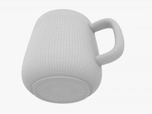 Coffee Mug With Handle 11 3D Model