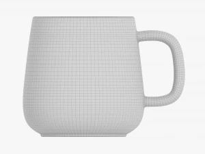 Coffee Mug With Handle 11 3D Model