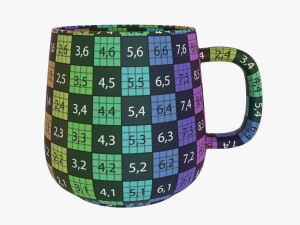 Coffee Mug With Handle 11 3D Модель