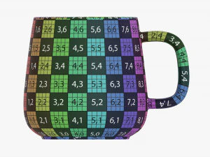 Coffee Mug With Handle 11 3D Model