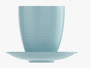Coffee Mug With Saucer 01 3D Model