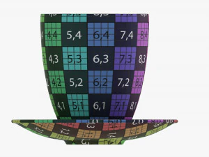 Coffee Mug With Saucer 01 3D Model