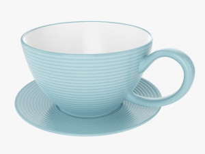 Coffee Mug With Saucer 03 Modelo 3D