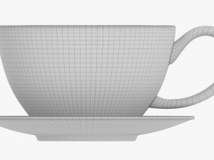 Coffee Mug With Saucer 03 Modelo 3D